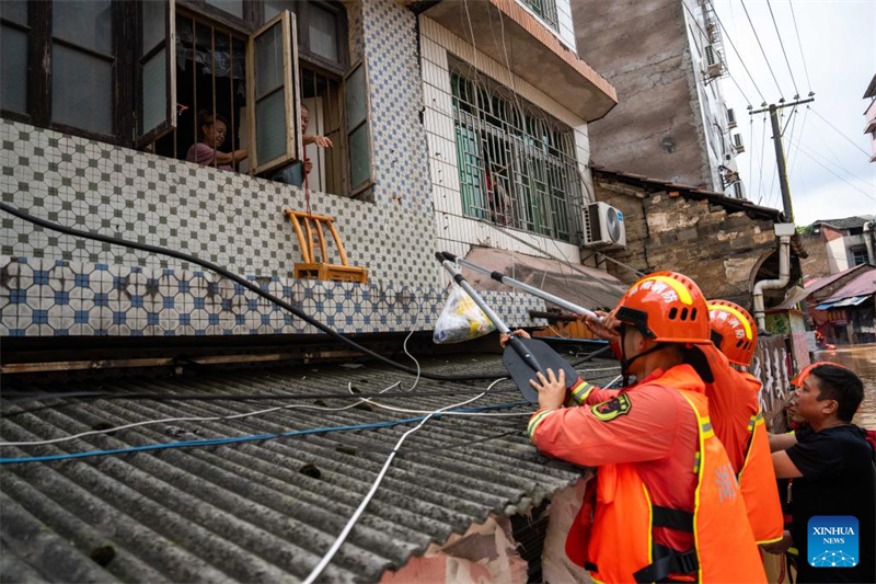 China atualiza resposta de emergência às fortes chuvas e inunda??es em Hunan
