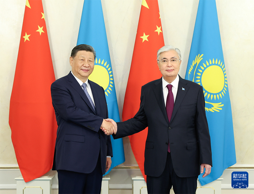 Xi Jinping diz que está disposto a se juntar a Tokayev para uma comunidade China-Cazaquist?o mais substantiva e dinamica com um futuro compartilhado