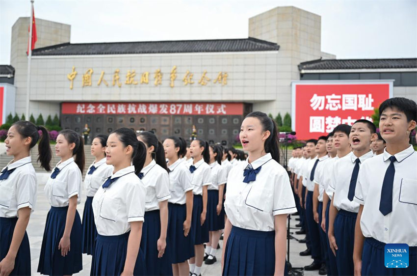 China marca 87o aniversário da guerra de resistência contra a agress?o japonesa