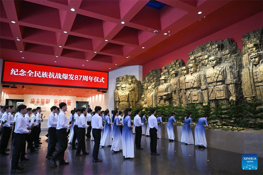 China marca 87o aniversário da guerra de resistência contra a agress?o japonesa