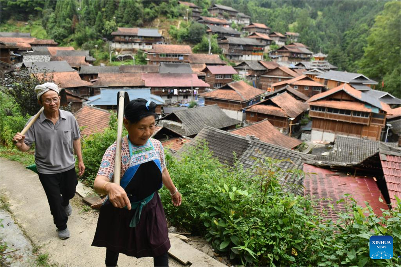 Aldeia do grupo étnico Miao na China promove revitaliza??o rural para maior desenvolvimento