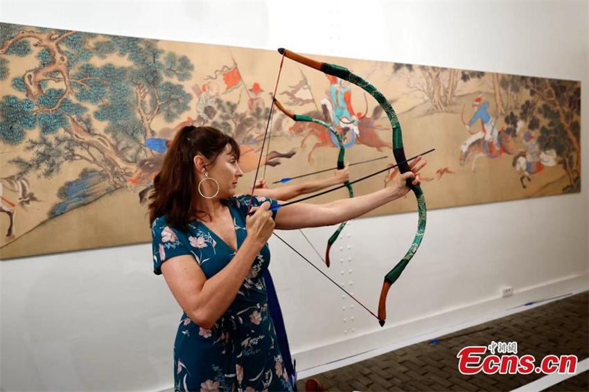 Exposi??o de cultura esportiva chinesa realizada em Paris