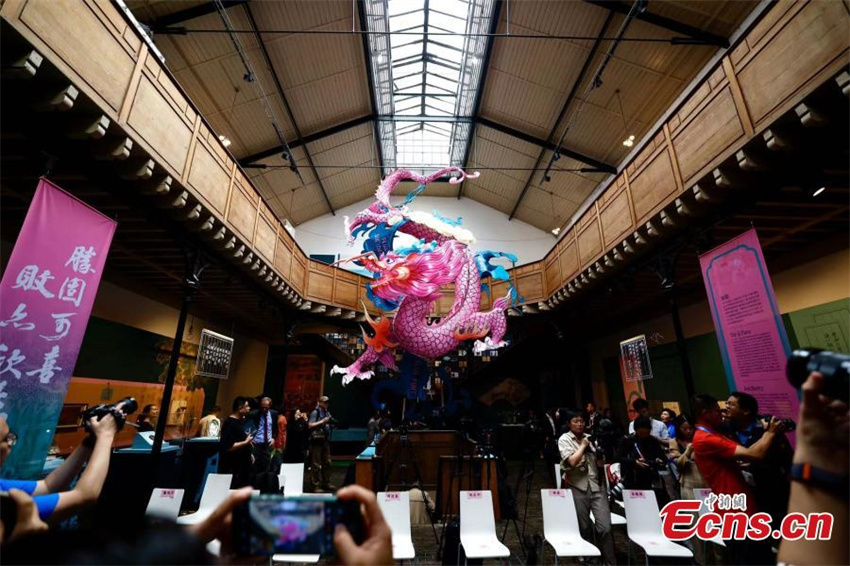 Exposi??o de cultura esportiva chinesa realizada em Paris
