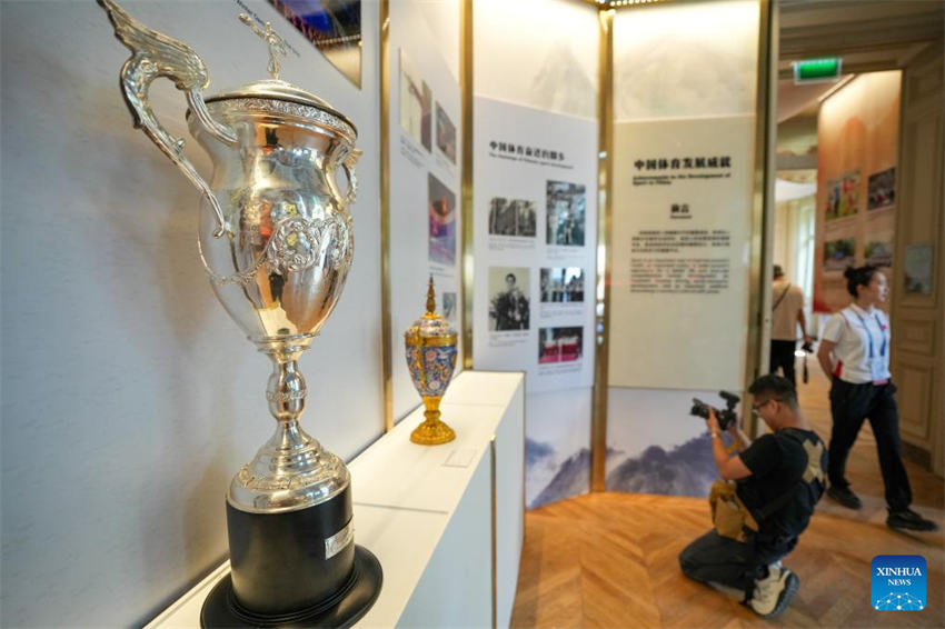 Casa da China para os Jogos Olímpicos de Paris 2024 é inaugurada em Paris