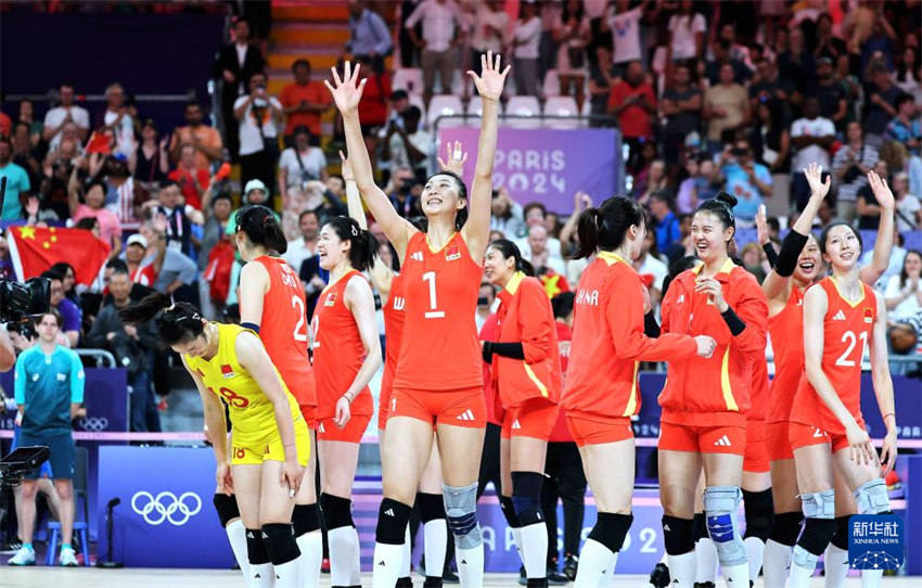 China come?a vitoriosa contra os EUA no v?lei feminino