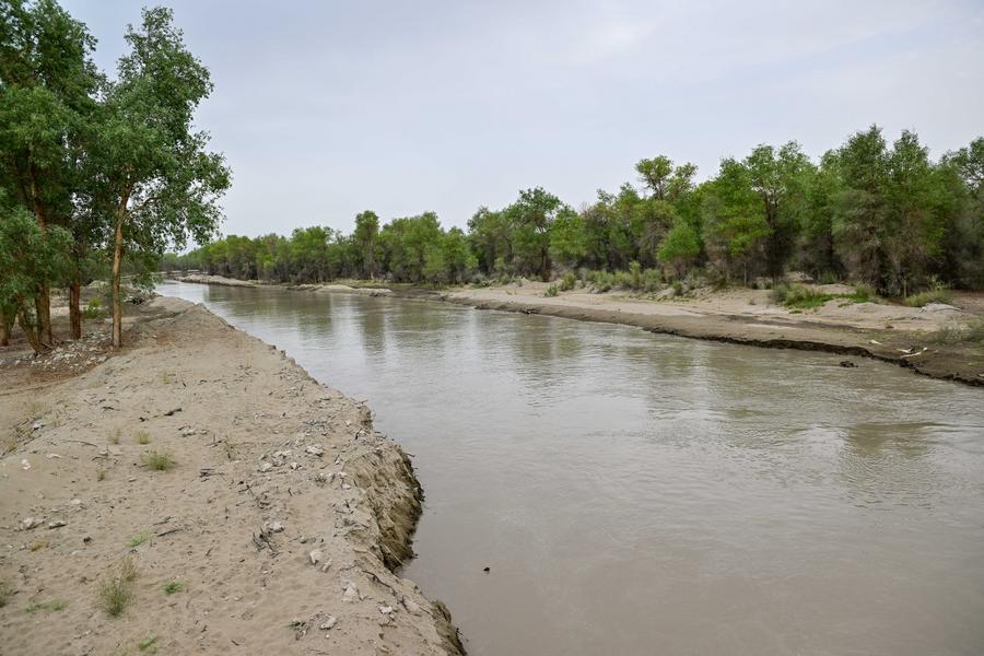 Xinjiang toma medidas de controle de inunda??es do rio Tarim