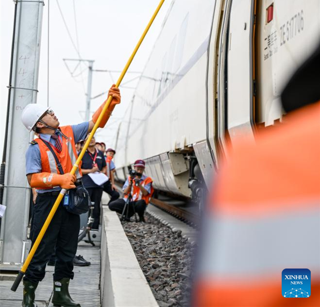 Exercício?de?simula??o?contra?falhas?realizado na?ferrovia?de?alta?velocidade?Baotou-Yinchuan