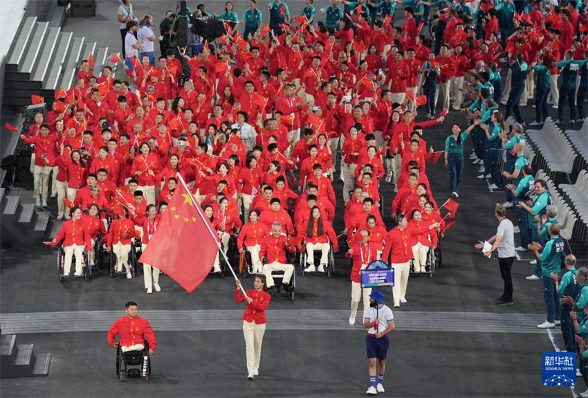 Cerim?nia de abertura dos 17o Jogos Paralímpicos de Ver?o realizada em Paris