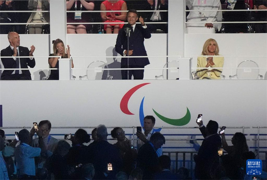 Cerim?nia de abertura dos 17o Jogos Paralímpicos de Ver?o realizada em Paris