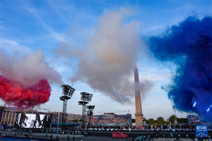 Cerim?nia de abertura dos 17o Jogos Paralímpicos de Ver?o realizada em Paris