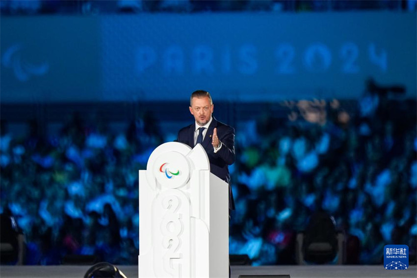 Cerim?nia de abertura dos 17o Jogos Paralímpicos de Ver?o realizada em Paris