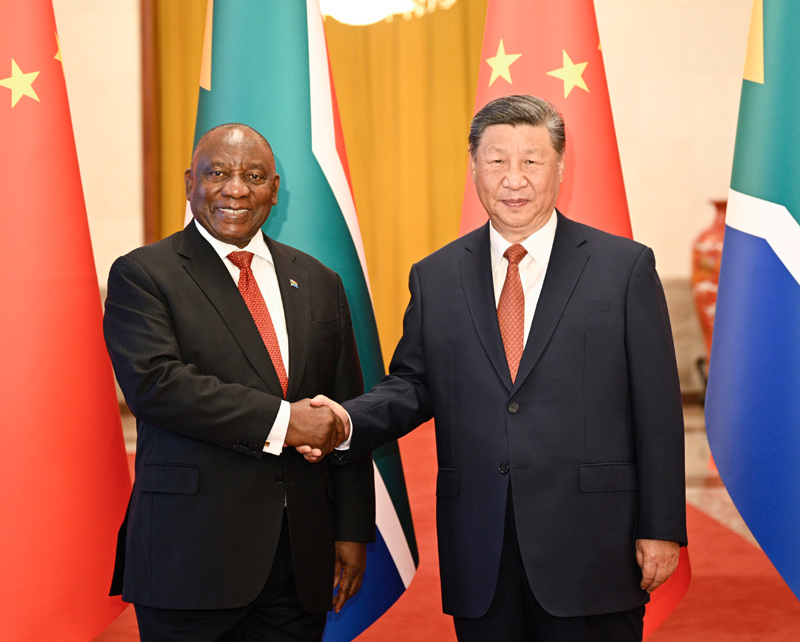 FOCAC: Xi Jinping e Ramaphosa anunciam eleva??o dos la?os China-áfrica do Sul