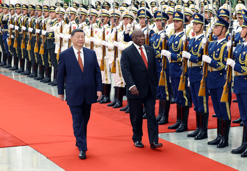 FOCAC: Xi Jinping e Ramaphosa anunciam eleva??o dos la?os China-áfrica do Sul