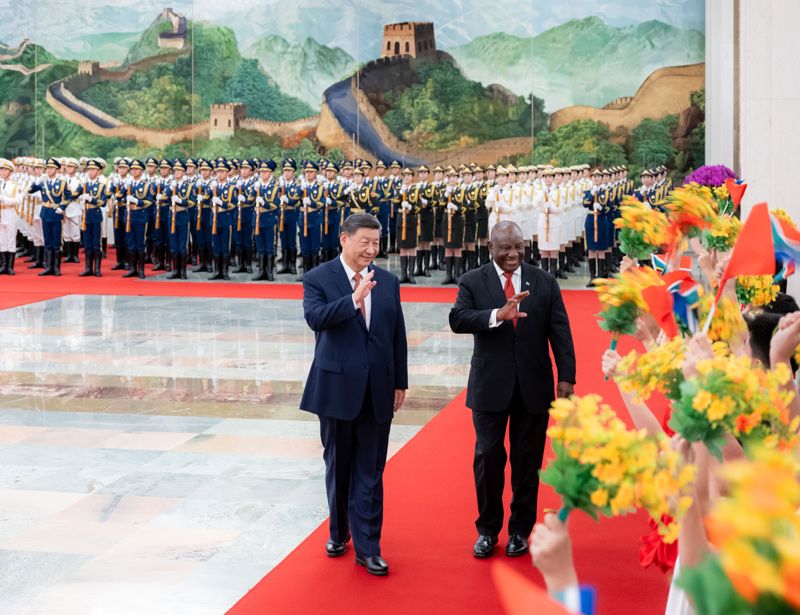 FOCAC: Xi Jinping e Ramaphosa anunciam eleva??o dos la?os China-áfrica do Sul