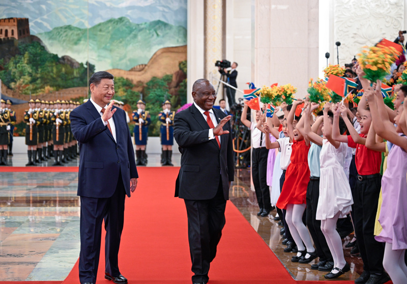 FOCAC: Xi Jinping e Ramaphosa anunciam eleva??o dos la?os China-áfrica do Sul