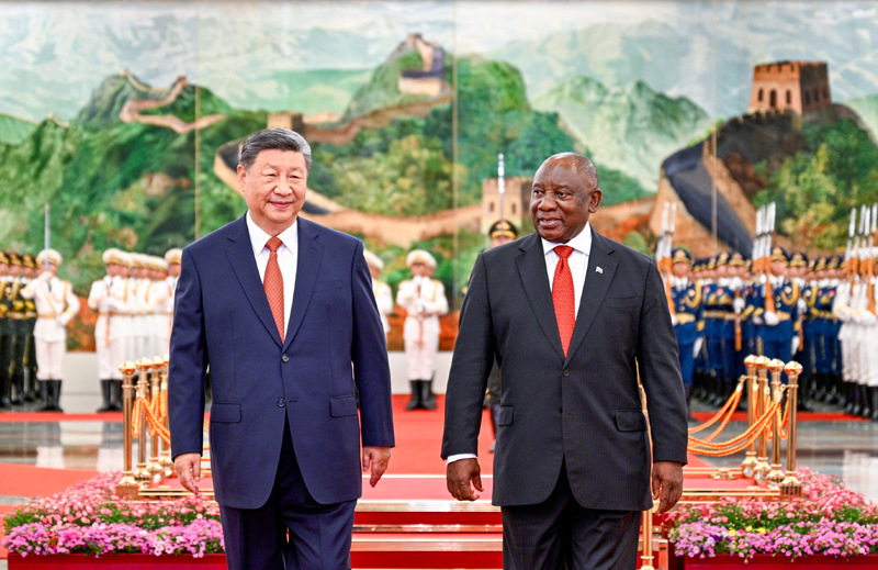 FOCAC: Xi Jinping e Ramaphosa anunciam eleva??o dos la?os China-áfrica do Sul