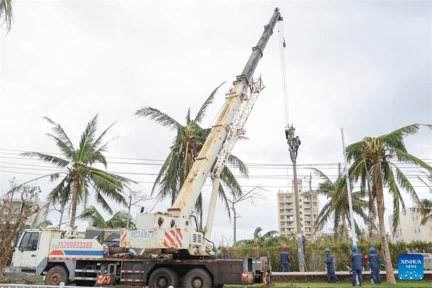 Hainan: restaura??o de energia em andamento após supertuf?o Yagi