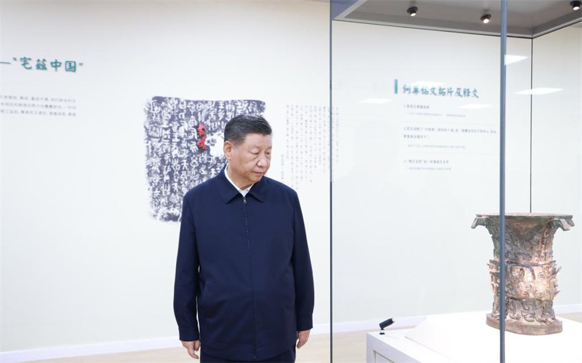 Xi Jinping faz inspe??es nas províncias de Shaanxi e Gansu, no noroeste da China
