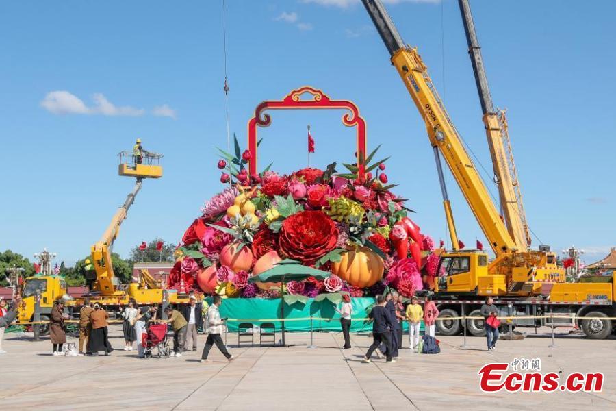 Beijing se prepara para a celebra??o do 75o Dia Nacional