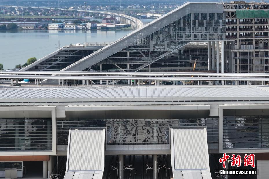 Constru??o da Esta??o Ferroviária Sul de Suzhou é acelerada