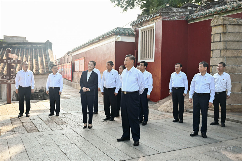 Xi Jinping? inspeciona Zhangzhou em Fujian, leste da China