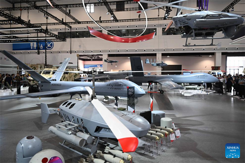 UAVs e sistemas aéreos n?o tripulados exibidos no Airshow China