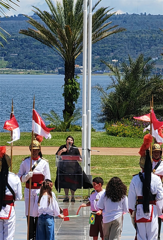 Xi Jinping participa da cerim?nia de boas-vindas realizada pelo presidente brasileiro
