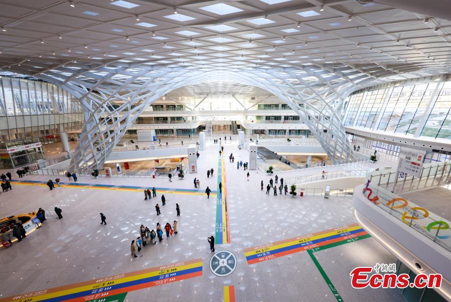 Hub de transporte da Esta??o de Chaoyang em Beijing entra em opera??o