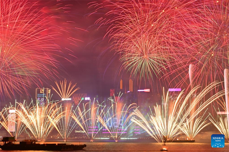 Celebra??o do Ano Novo em Hong Kong