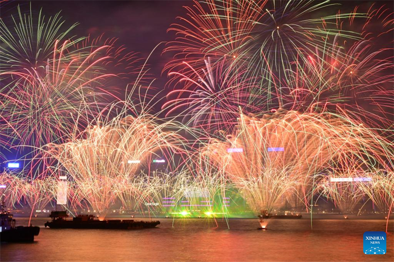 Celebra??o do Ano Novo em Hong Kong