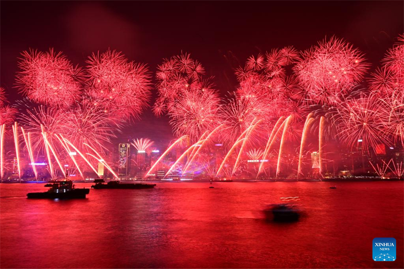 Celebra??o do Ano Novo em Hong Kong