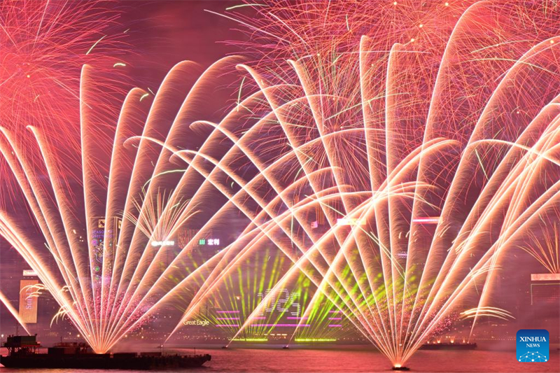 Celebra??o do Ano Novo em Hong Kong