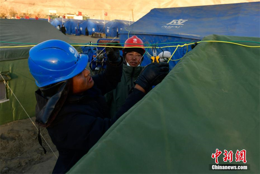 Xizang: condi??es básicas de vida das pessoas afetadas pelo terremoto est?o garantidas
