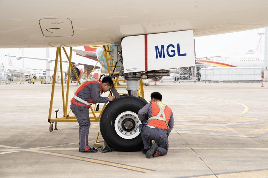 Porto de Livre Comércio de Hainan recebe primeiro pedido de manuten??o de aeronaves de entrada em 2025