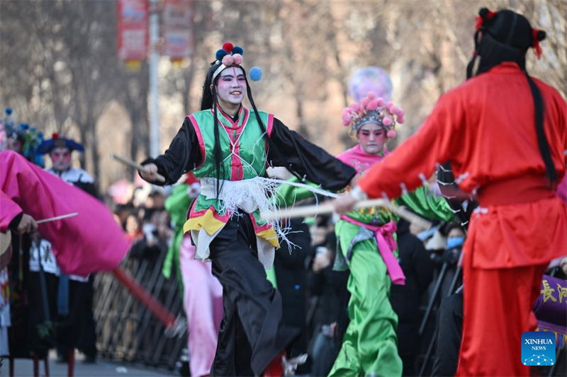 Cerim?nia dedicada a deusa Mazu realizada em Tianjin, norte da China
