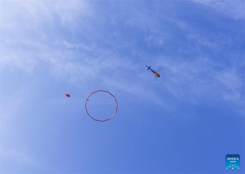 Primeiro sistema de detec??o eletromagnética transportado por helicóptero da China é implantado