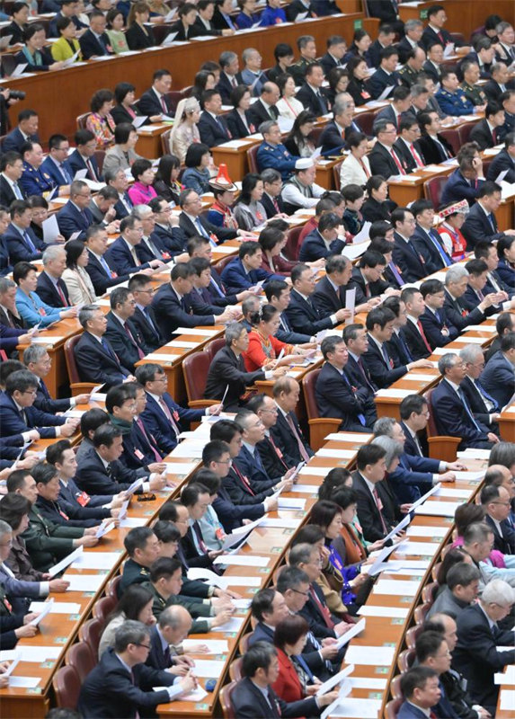 órg?o consultivo político máximo da China realiza reuni?o de encerramento da sess?o anual