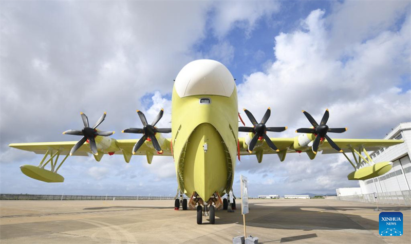 Aeronave anfíbia AG600 da China recebe sinal verde para produ??o em massa