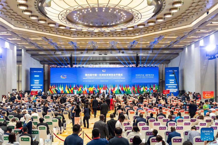 4a Exposi??o Econ?mica e Comercial China-áfrica inaugurada em Changsha, centro da China