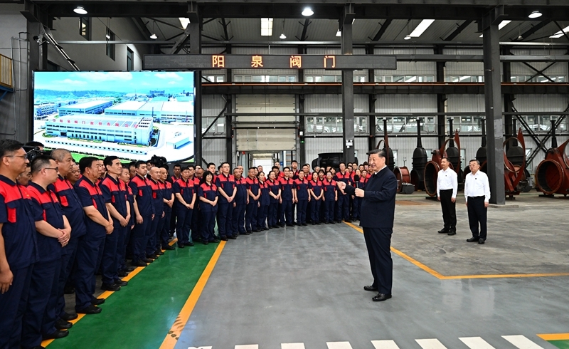 Xi Jinping enfatiza transforma??o da economia baseada em recursos e promo??o da moderniza??o chinesa durante visita de inspe??o em Shanxi