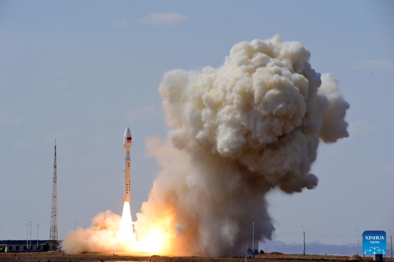 Foguete Lijian-1, da China, lan?a sete satélites
