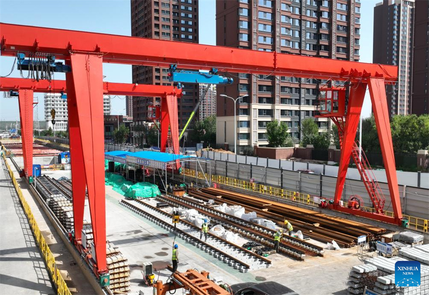 Rede de metr? aumenta em Shijiazhuang, norte da China