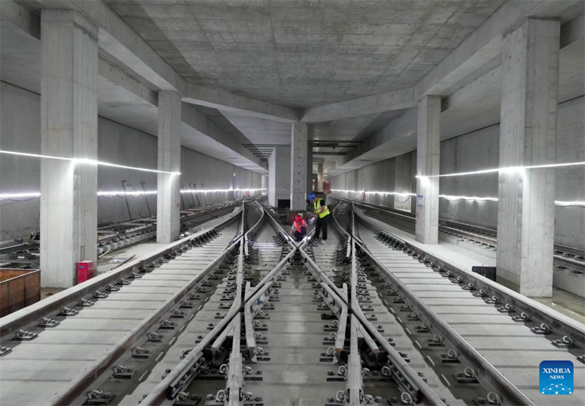 Rede de metr? aumenta em Shijiazhuang, norte da China