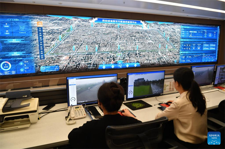 Xi'an constrói plataforma digital para proteger muralha da cidade antiga