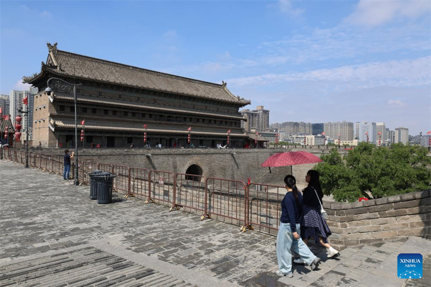 Xi'an constrói plataforma digital para proteger muralha da cidade antiga