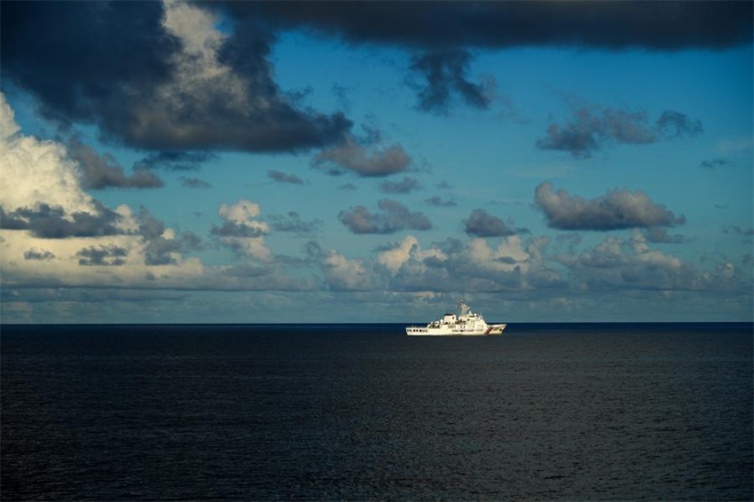 Guarda Costeira Chinesa realiza patrulhas policiais no Mar da China Meridional
