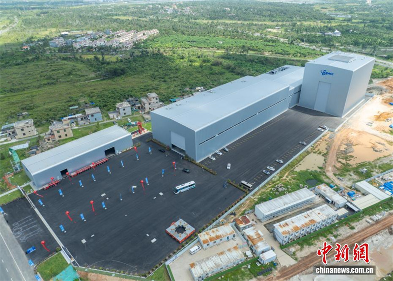 Projeto de reutiliza??o de foguetes transportadores concluído em Wenchang, Hainan