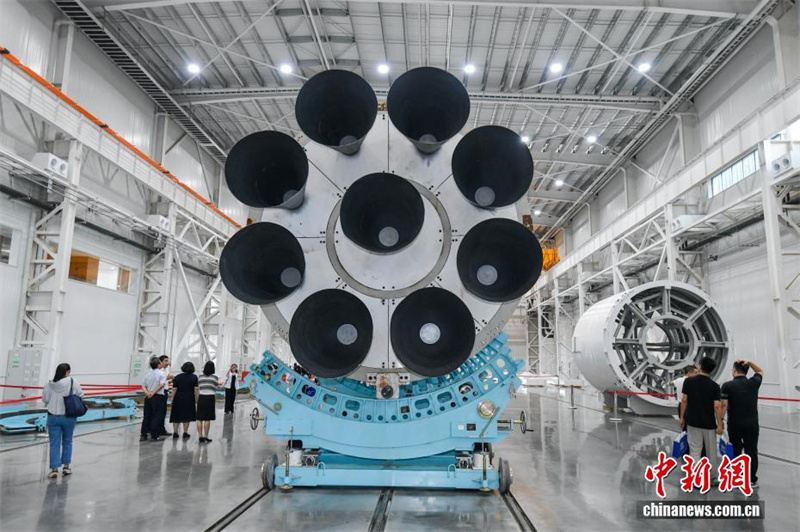 Projeto de reutiliza??o de foguetes transportadores concluído em Wenchang, Hainan