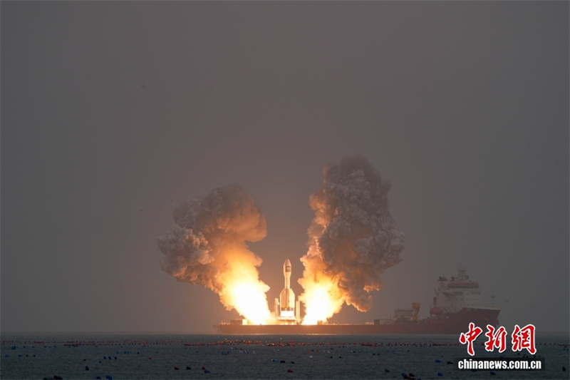 China lan?a foguete Gravity-1 a partir do mar