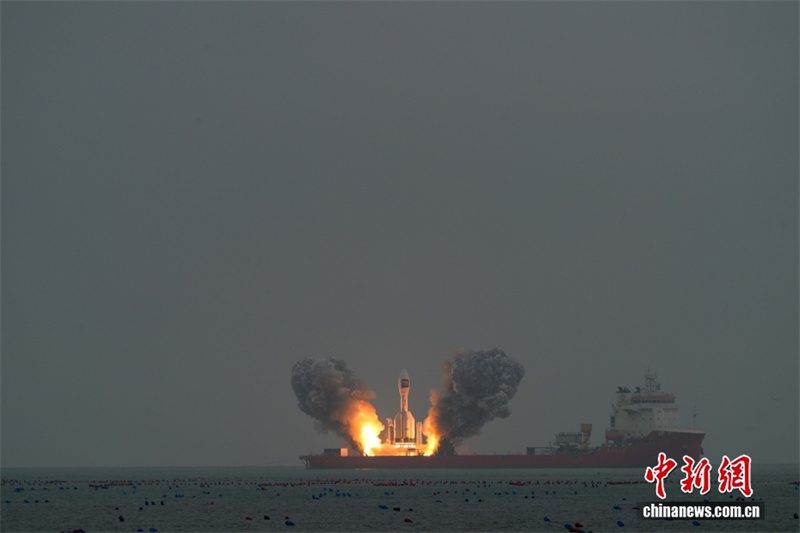 China lan?a foguete Gravity-1 a partir do mar